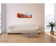 Cuadro sobre lienzo - 90x30 cm - Impresión en lienzo - 3 piezas - de varias partes - listo para colgar - en un marco - Foto número 2645 - CA90x30-2645