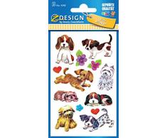 Avery Zweckform 4340 - Pegatinas para los niños, los Perros, los Materiales de Papel, 3 Arcos, 26 Pegatinas