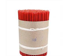 NKlaus Velas del Altar Velas rituales 325g (Aprox. 50 Piezas) L: 19,5cm. Velas del Altar Rojo No.60 36256
