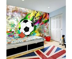 murando Fotomurales autoadhesivo Fútbol 343x256 cm Papel Pintado Decoración de Pared Murales Pegatina decorativos adhesivos 3d moderna de Diseno Fotográfico Ninos i-C-0095-a-a