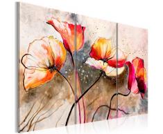 Impresion en calidad fotografica + 3 partes + flores + cuadro 22353 + 60x40 cm +++ GRAN VARIEDAD DE CUADROS Y IMPRESOS ARTÍSTICOS EN NUESTRA TIENDA VIRTUAL +++