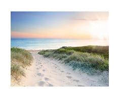 Papel Pintado Fotográfico Mar de playa 352 x 250 cm Tipo Fleece no-trenzado Salón Dormitorio Despacho Pasillo Decoración murales decoración de paredes moderna - 100% FABRICADO EN ALEMANIA - 9008011a