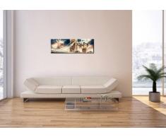 Cuadro sobre lienzo - de una sola pieza - Impresión en lienzo - Ancho: 90cm, Altura: 30cm - Foto número 2438 - listo para colgar - en un marco - AB90x30-2438