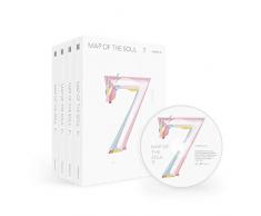 BTS Bangtan Boys – Mapa del alma: 7 álbum + póster plegado + juego de tarjetas de fotos adicionales aleatorio.
