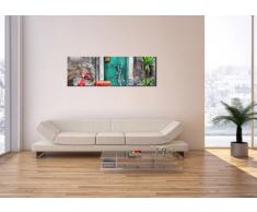 Cuadro sobre lienzo - 3 piezas - Impresión en lienzo - Ancho: 120cm, Altura: 40cm - Foto número 2571 - listo para colgar - en un marco - CA120x40-2571