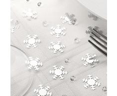 Neviti - Confeti y Diamantes (28 g, Madera, 1,5 x 1,5 x 0,1 cm), Color Plateado