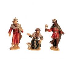 Los Tres Reyes Magos (figura de Belén), a 3,5 en. Figuras – (9 cm)