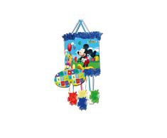ALMACENESADAN 0836, Piñata Viñeta Disney Mickey Mouse, Multicolor, para Fiestas y cumpleaños, Dimensiones: 20x20x30 cms