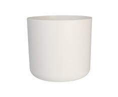 Elho B.for Soft Round, Maceta Redonda, Blanco, Diámetro de 16 cm, Altura de 14.9 cm
