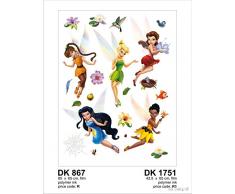 AG Design El diseño de Campanilla Las Hadas de Disney floreciendo Valley Pegatinas Gigante