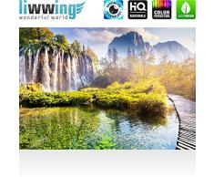 Liwwing - Mural de pared de colour de base de agua y sol