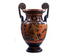 The Death of Talos - Jarrón Antiguo de cerámica Griega con Figura de Krater, 45,7 cm