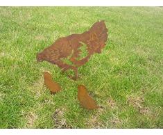 Gallina Jardín Figura