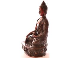 BUDDHAFIGUREN Estatua de Buda - Resina de Shakyamuni Buda Figura 19 cm rotbraun