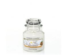 YANKEE CANDLE 104 g Blanco Gardenia Vela en Jarra pequeña, 6.5x6.2x7.1 cm