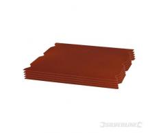Silverline 675044 - Hojas de lija para suelos laminados, 10 pzas (Grano 120)