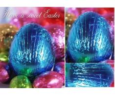 Tarjetas de felicitación de Pascua de velas perfumadas con huevos de Tanya Hall