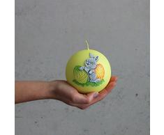 B. Candle Manufaktur Vela Bola Pascua Conejo 100 mm de diámetro Oster Vela