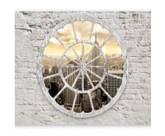 murando Fotomurales Ciudad 200x140 cm XXL Papel pintado tejido no tejido Decoración de Pared decorativos Murales moderna Diseno Fotográfico New York ladrillo playa d-a-0008-a-b