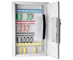 Wedo 10263237 - Armario para 32 llaves con (cierre digital, 2 llaves incluidas), color gris