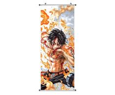 CoolChange Kakemono/Poster de la Serie One Piece, Tema: Puma D. Ace