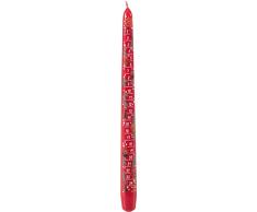 'Candelabro Vela "Calendario de Adviento, color rojo 29 x 2,2 cm (H x diámetro) nuevo decorativa vela vela de cera