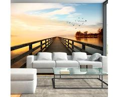 Fotomural 250x175 cm - 3 tres colores a elegir - Papel tejido-no tejido XXL Fotomurales - Papel pintado - Fotomural Naturaleza Paisaje Playa Mar c-C-0034-a-b