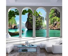 murando Fotomurales 250x175 cm XXL Papel pintado tejido no tejido Decoración de Pared decorativos Murales moderna de Diseno Fotográfico Naturaleza Paisaje Mar 10110903-13