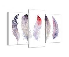 Cuadro sobre Lienzo - 3 Piezas - Impresión en Lienzo - Ancho: 130cm, Altura: 100cm - Foto número 2951 - Listo para Colgar - en un Marco - CB130x100-2951