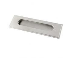 Lámpara de techo rectangular para cajones de armarios para puerta tirador tono plateado 13,97 cm