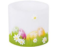 holzalbum Álbum de Madera de Pascua, contenedor de Cera, Redondo, diseño de Pascua, 3D, Reutilizable, Vela de té