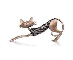 Tooarts Escultura de hierro toro estatuilla adorno animal Tipo 1