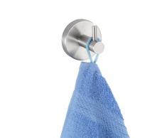 Wenko Bosio Gancho de Pared, Acero Inoxidable, Plata Mate, 5.5x5.5x5.5 cm