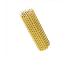 NKlaus 194g Aprox. 50 Velas 100 por ciento de Cera de Abejas Velas rituales de Primera Calidad 36295