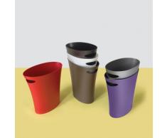 Umbra Skinny Can - Papelera, Color Plateado