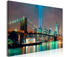 murando Mega XXXL New York Cuadro 165x110 cm - Cuadro Gigante único - Cuadro en Lienzo en Tamano XXL - Cuadro Grande - Decoración de Pared - NY Ciudad d-B-0088-ak-a