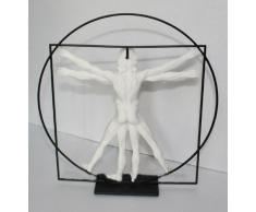 Leonardo Da Vinci la Vitruvio Mensch CA (. 1490) Escultura de plástico personaje DAV01