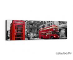 Cuadro sobre lienzo - 3 piezas - Impresión en lienzo - Ancho: 90cm, Altura: 30cm - Foto número 2674 - listo para colgar - en un marco - CA90x30-2674