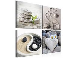 murando - Cuadro en Lienzo SPA 40x40 cm – Impresión de 4 Piezas Material Tejido no Tejido Impresión Artística Imagen Gráfica Decoracion de Pared - Flores Naturaleza b-B-0234-b-i