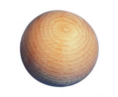 Rayher 6119700 Bolas de Madera de Haya sin perforar, 80 mm de diÃ¡metro, para Manualidades y decoraciÃ³n