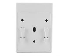 Dispensador de Taza de Agua Dispensador de Plástico Montado en Pared para Tazas de Papel y Vasos de Plástico (Blanco, 50 Tazas)