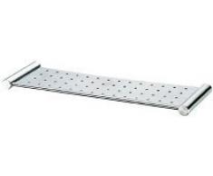 De lanwa - Pared de acero inoxidable baño montado en tablero de baldosas de plato de ducha 100x319mm cepillado