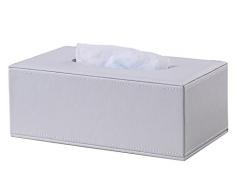 KINGFOM Caja de pañuelos de papel Cuero