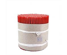 NKlaus 200g (Aprox. 50 Piezas) Velas de Altar Velas rituales L: 16cm. Velas Altar Rojas No.100 36253