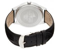 Lotus 15961/1 - Reloj de cuarzo para hombre, con correa de cuero, color negro