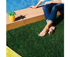 Cesped artificial denia x-tra 20mm 1x4m, Catral 22040005