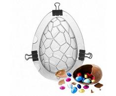 WULEI 2019 3D Huevos de Pascua Fabricante de Moldes de Chocolate Huevos de Dinosaurio Moldes para Pasteles Vacaciones Boda Cumpleaños DIY Decoración de Pasteles Herramientas para Hornear
