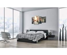 Cuadro sobre Lienzo - 4 Piezas - Impresión en Lienzo - Ancho: 120cm, Altura: 70cm - Foto número 3631 - Listo para Colgar - en un Marco - DL120x70-3631