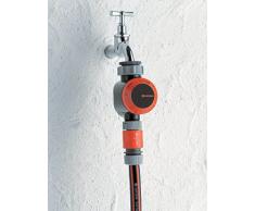 Gardena Temporizador de riego reloj automático de riego para grifos 26,5 mm (G 3/4) o 33,3 mm (G1), duración flexible de riego (5-120 min), sistema de conexión rápida (1169-20)