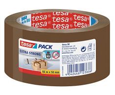 Cinta adhesiva de embalaje tesapack de PVC, color marrón